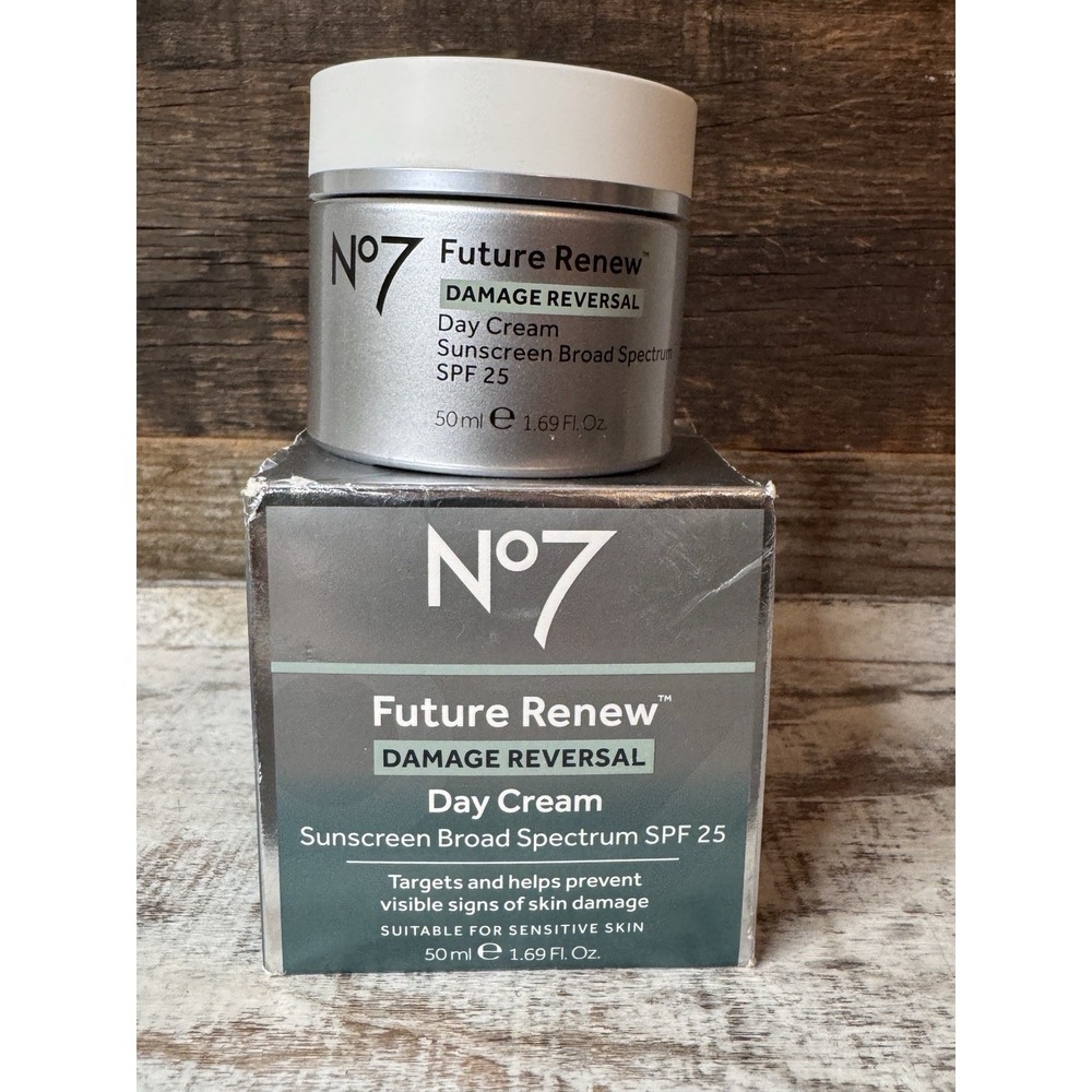 No7 Future Renew Damage Reversal Day Cream SPF 25 1.69 fl oz – $42 (Exp 02/2026)